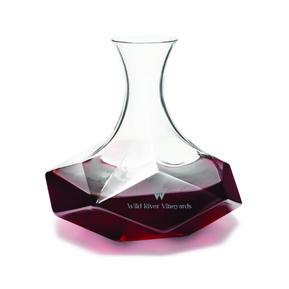 Viski® Faceted Crystal Wine Decanter