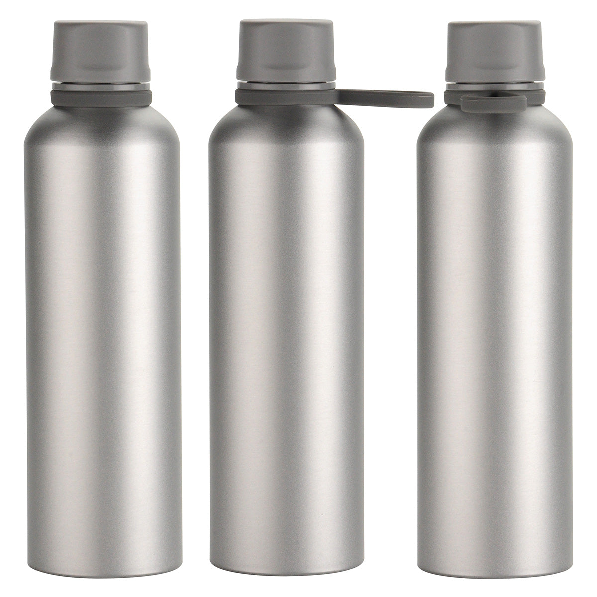 Avento 25 oz Recycled Aluminum Bottle with Silicone Loop