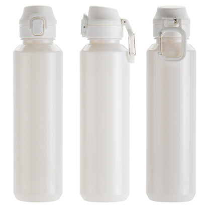 Switchback 27 oz RPET Bottle with Snap-Top Lid & Carabiner