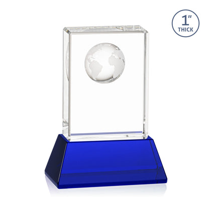 Ambassador VividPrint™ Award on Base - Blue