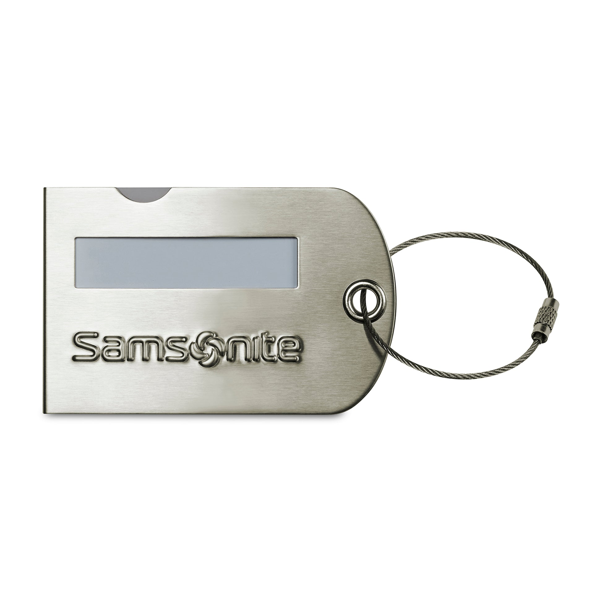 Black Samsonite Hardside Travel Golf Bag with Luggage Tag