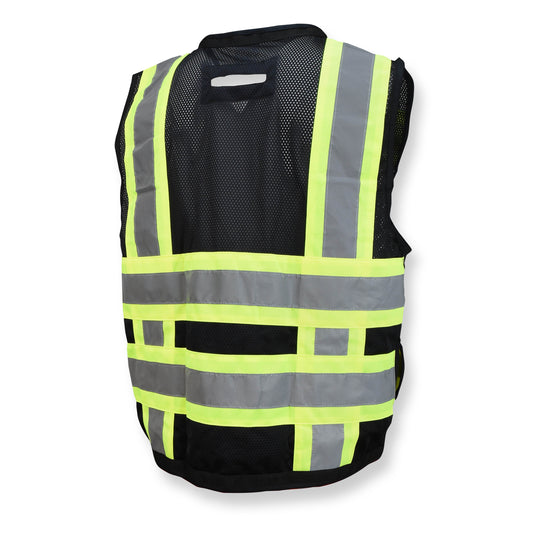 SV59-1 Type O Class 1 Heavy Duty Surveyor Safety Vest with Zipper - Size 2X