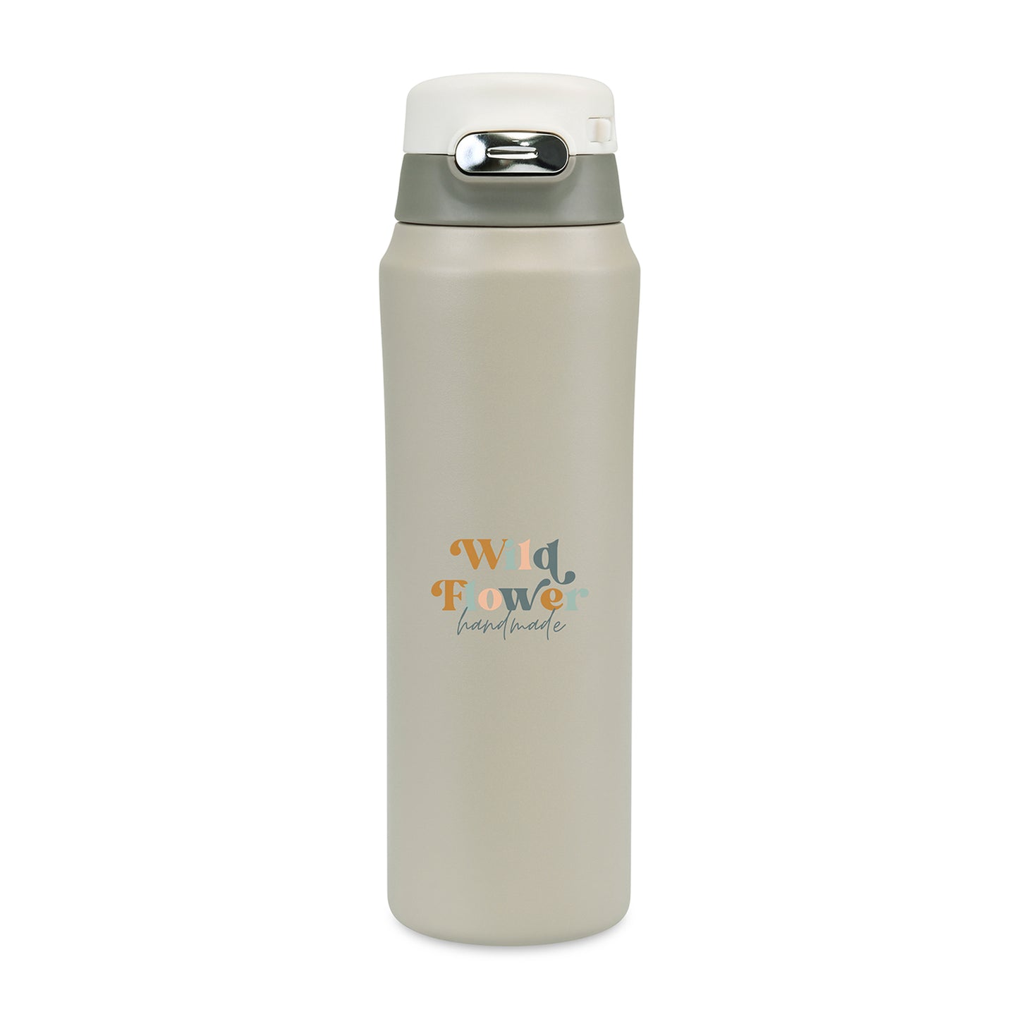 Taupe Aviana™ Rowan Recycled Sip Lid Bottle -  16 Oz.