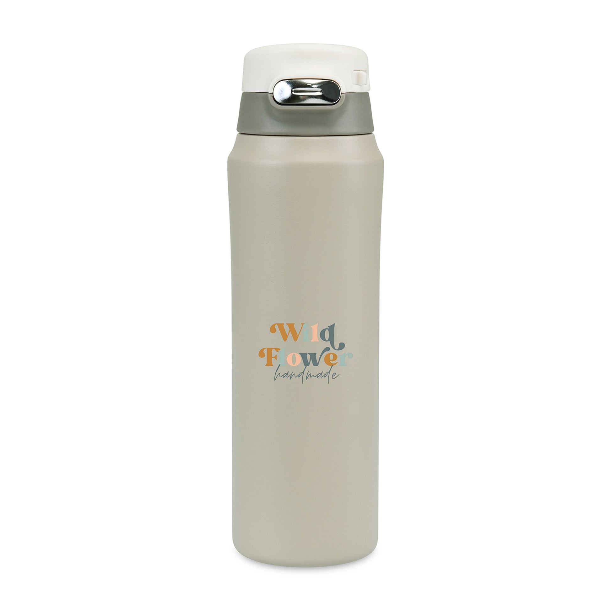 Taupe Aviana™ Rowan Recycled Sip Lid Bottle -  16 Oz.