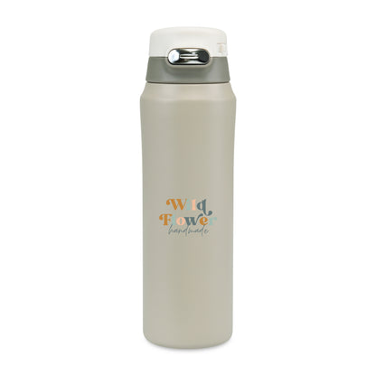 Taupe Aviana™ Rowan Recycled Sip Lid Bottle -  16 Oz.