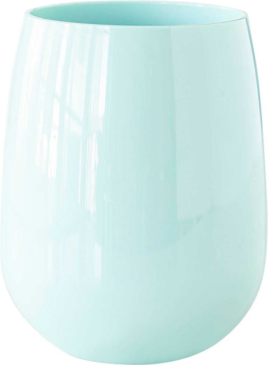 12oz Colored Stemless Wine Glass