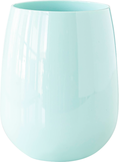 12oz Colored Stemless Wine Glass