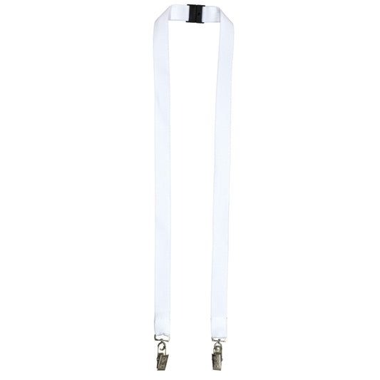 "RICARDO" 3/4" Dual Attachment Polyester Silkscreen Lanyard with FREE Breakaway Safety Release