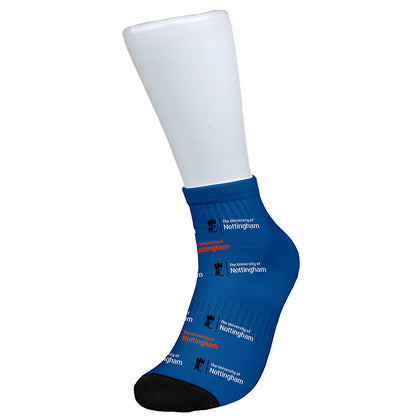"SPORTY" Color Sublimation Low-Cut Ankle Crew Socks in Men’s & Women’s Size (SOCK12-M Men / SOCK12-W
