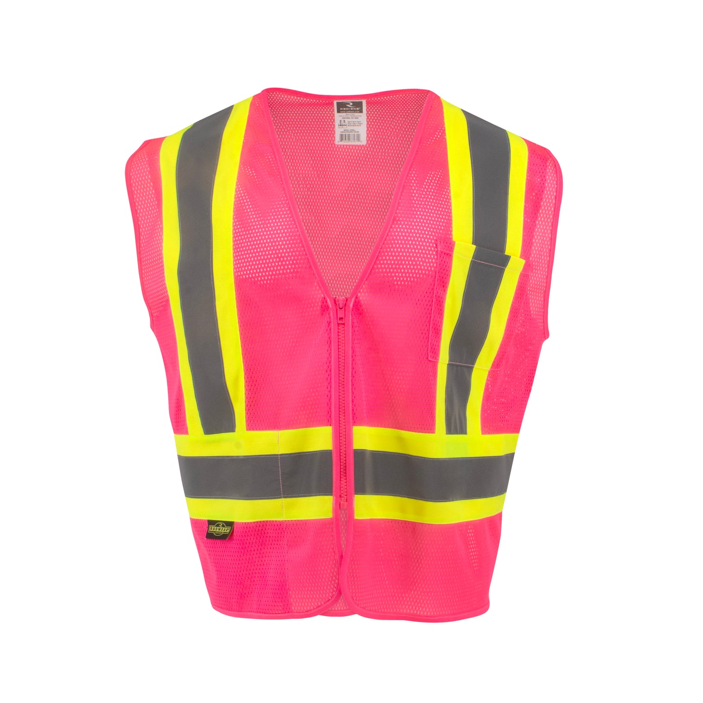 SV22-1 Economy Type O Class 1 Two Tone Safety Vest - Blue - Size 2X