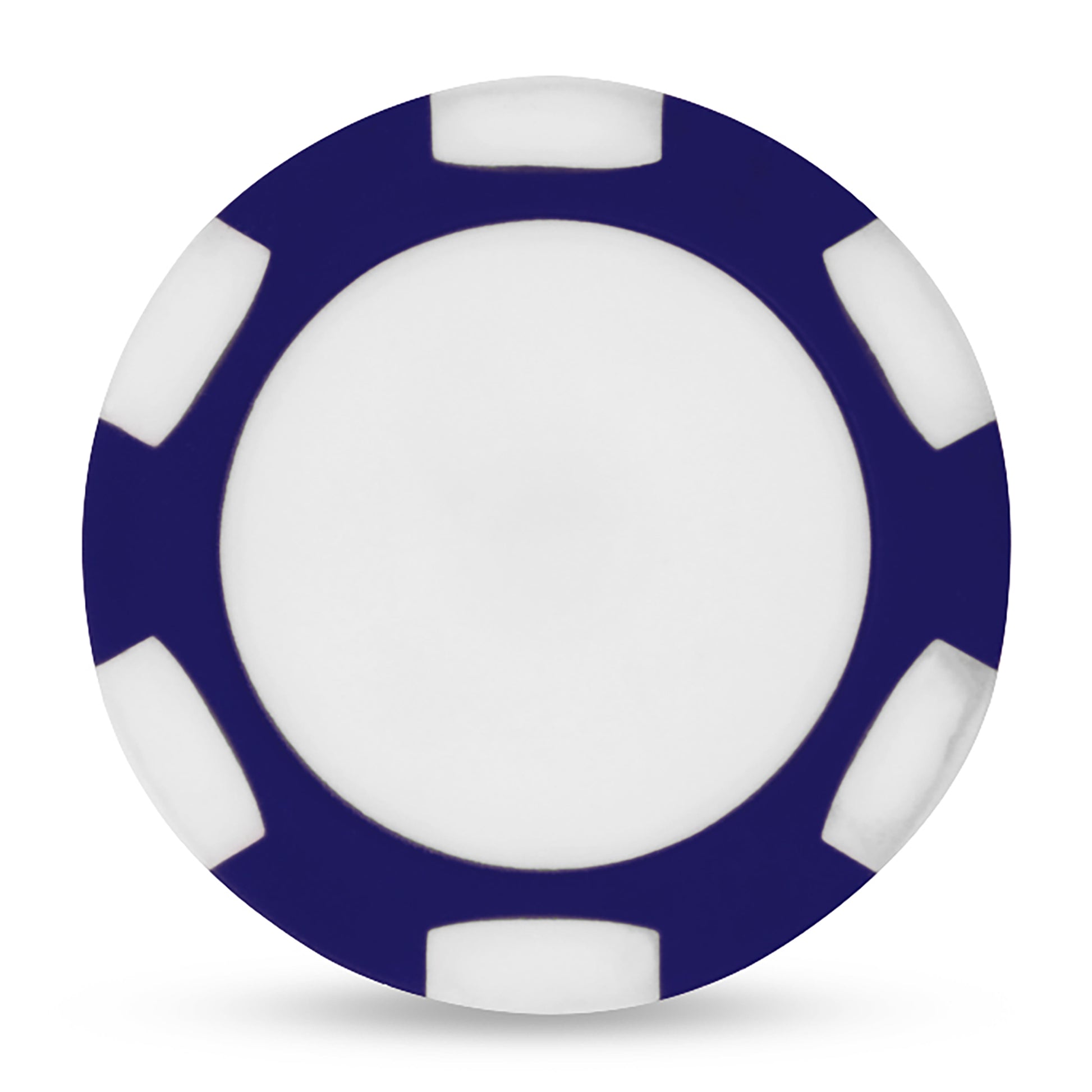 Navy/White Ahead Poker Chip with Ball Marker