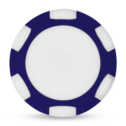 Navy/White Ahead Poker Chip with Ball Marker