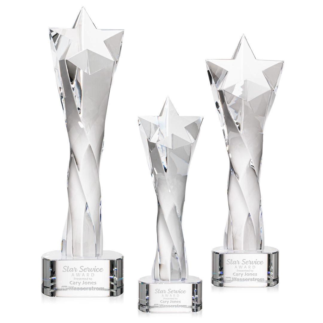Arlington Star Award on Paragon Base - Clear