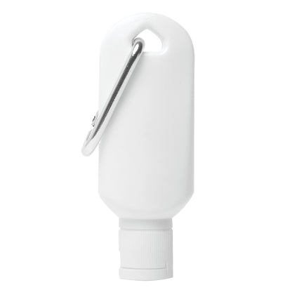 2.0 oz Broad Spectrum SPF 30 Sunscreen Lotion in Solid White Carabiner Tottle
