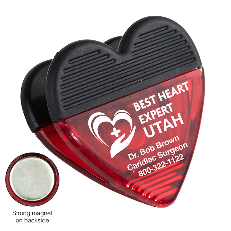 "CORAZON" Heart Shaped Accessory And Memo Clip