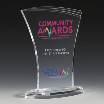 Allure Acrylic Award (6" x 8" x 3/8") - 4 Color Process