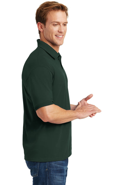 Deep Forest Hanes EcoSmart - 5.2-Ounce Jersey Knit Sport Shirt 054X
