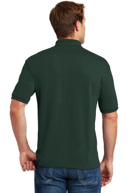 Deep Forest Hanes EcoSmart - 5.2-Ounce Jersey Knit Sport Shirt 054X