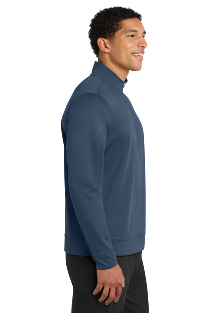 Deep Navy Port & Company Performance Fleece 1/4-Zip Pullover Sweatshirt. PC590Q