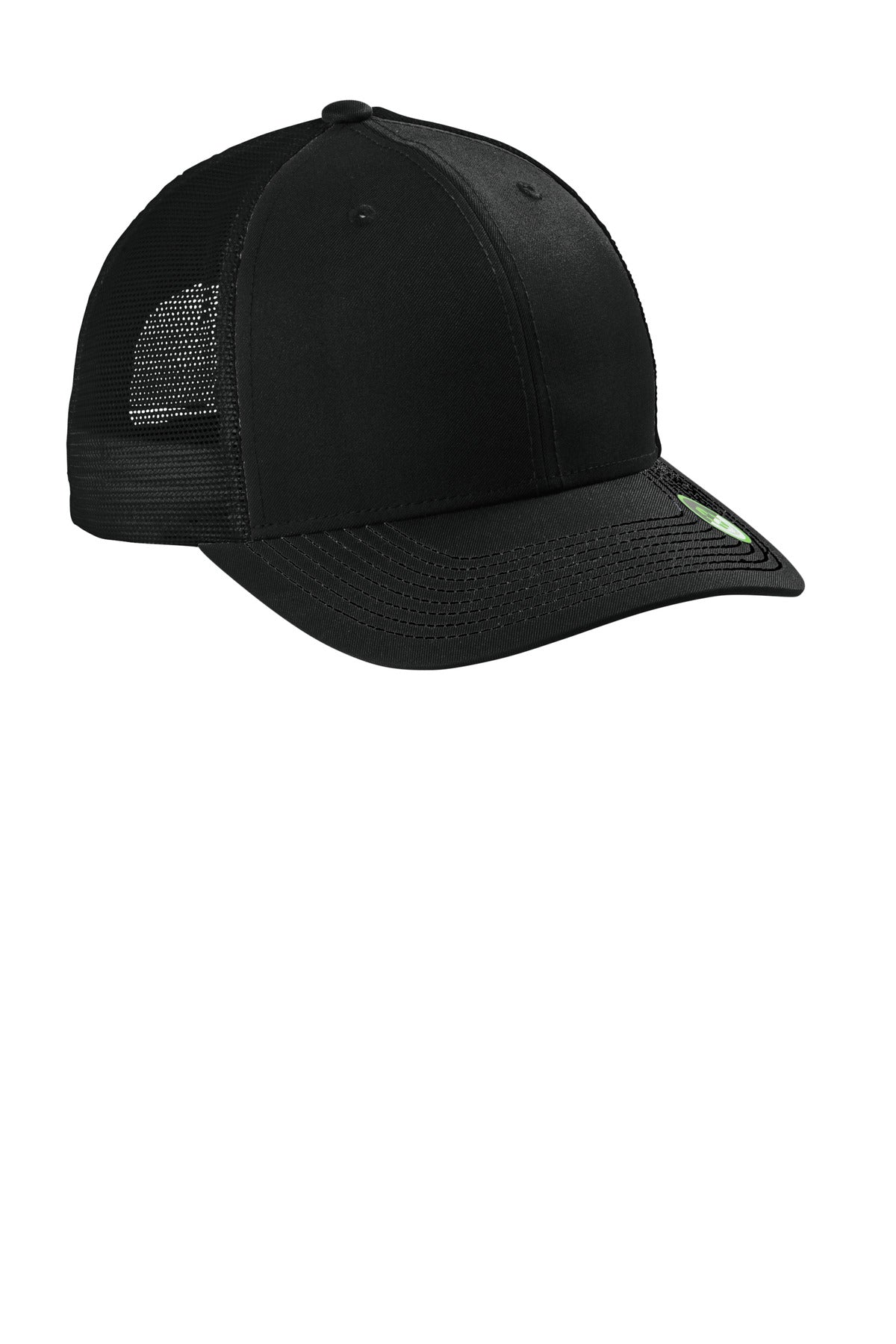 DeepBlack Port Authority Eco Snapback Trucker Cap C112ECO