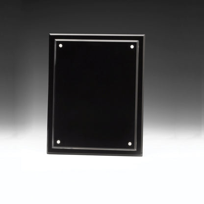 Magnetic Certificate Holder - Clear on Black - 8 1/2" x 11" Insert