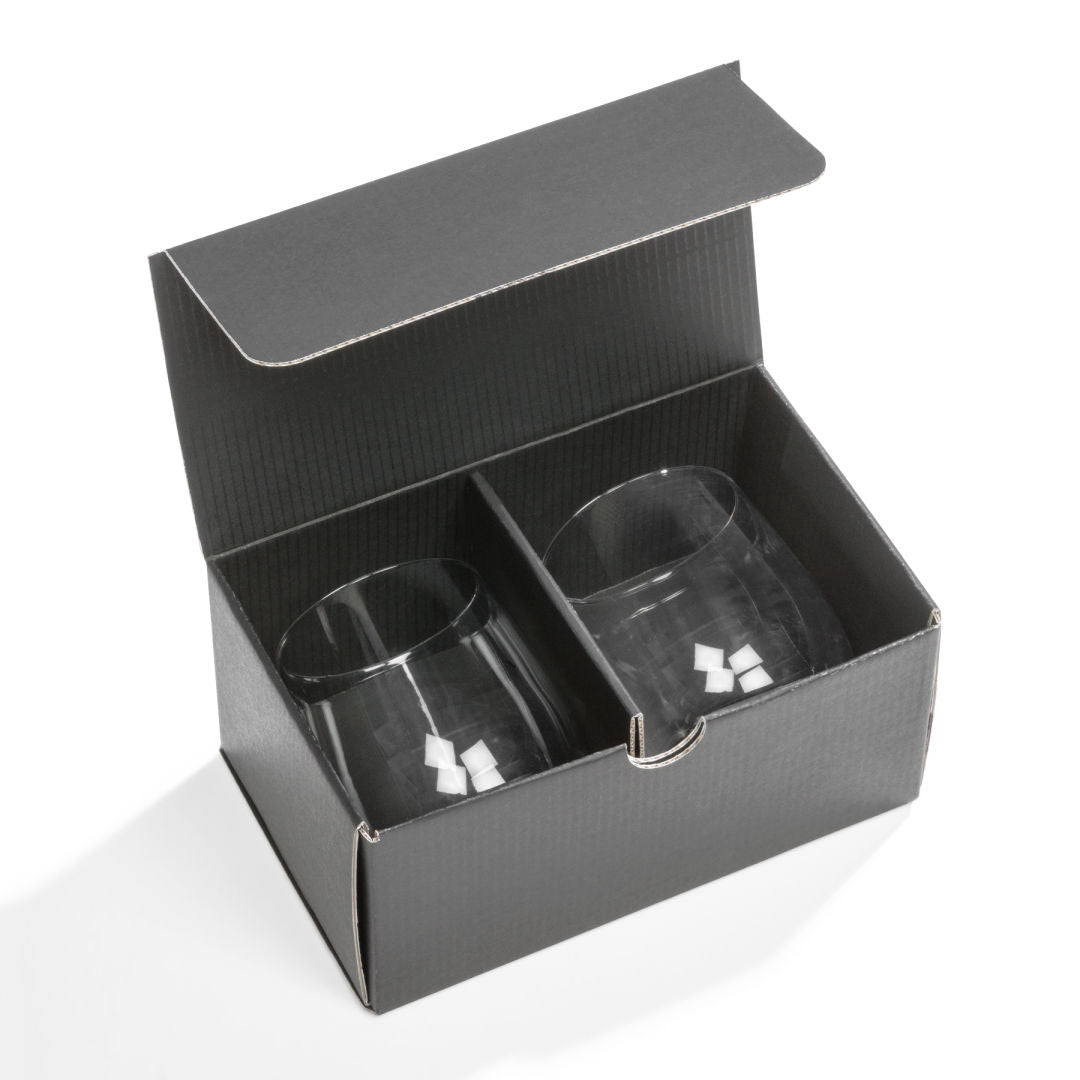 Crestview Stemless Wine - Deep Etch