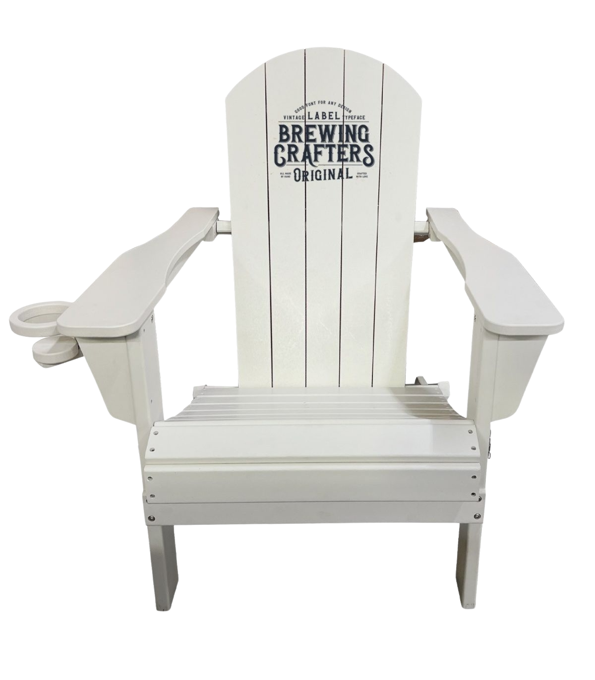 Black Resin Folding Adirondack Chair