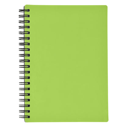 RUBBERY SPIRAL NOTEBOOK