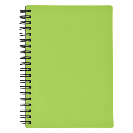 RUBBERY SPIRAL NOTEBOOK