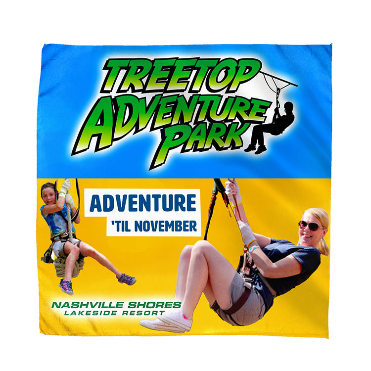 “THE AURORA BANDANA” Headband and Neck Wear Full Color Sublimation – Domestic Production – 22” x 22”