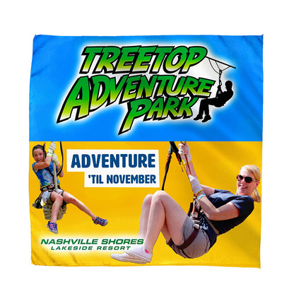 “THE AURORA BANDANA” Headband and Neck Wear Full Color Sublimation – Domestic Production – 22” x 22”