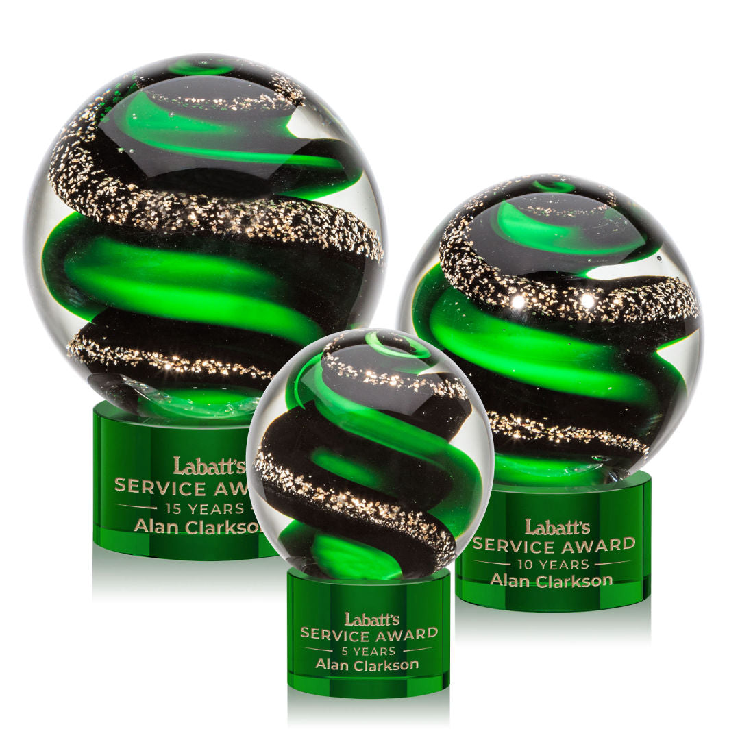 Zodiac Award on Marvel Base - Green