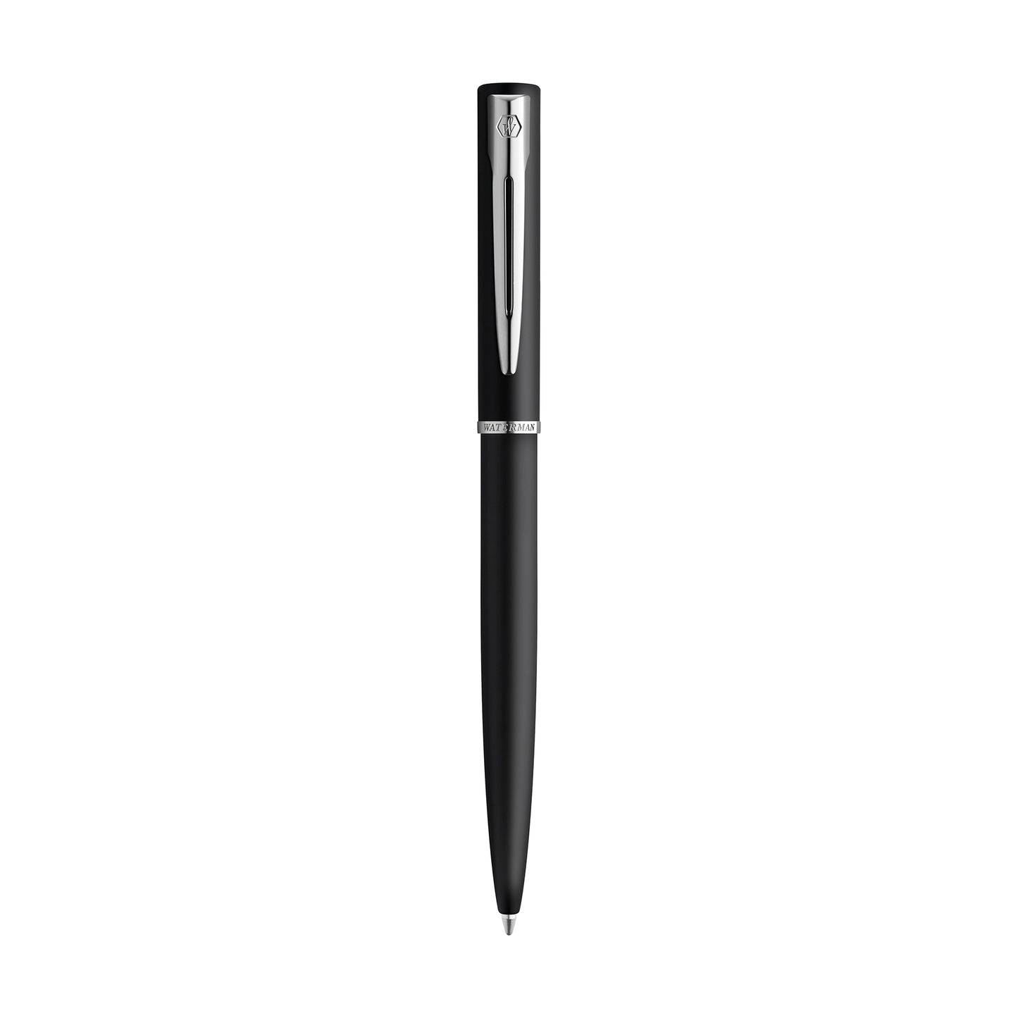 Black - Silver Trim Waterman Allure Ballpoint - Blue Ink