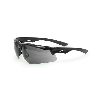 Thraxus™ Safety Eyewear - Black Frame - Smoke IQ Anti-Fog Lens