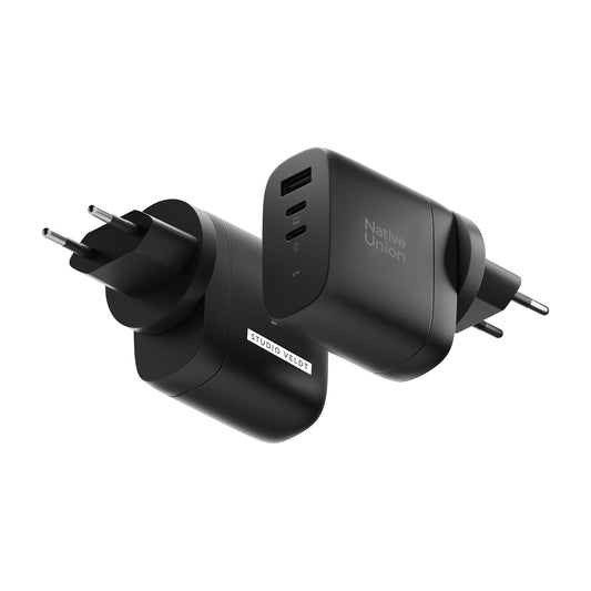 Black Native Union International Fast GaN Charger PD 67W (3 ports)