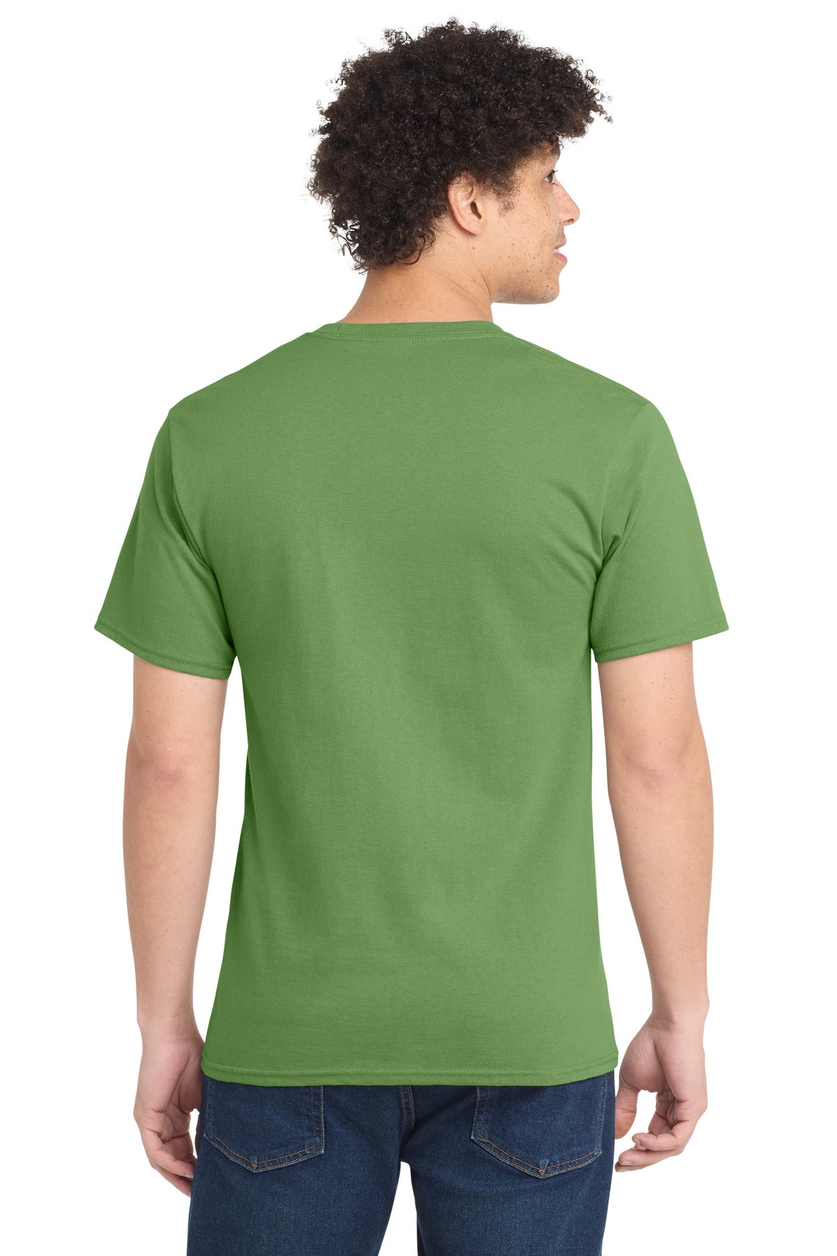 Dill Green Port & Company Tall Essential Tee. PC61T