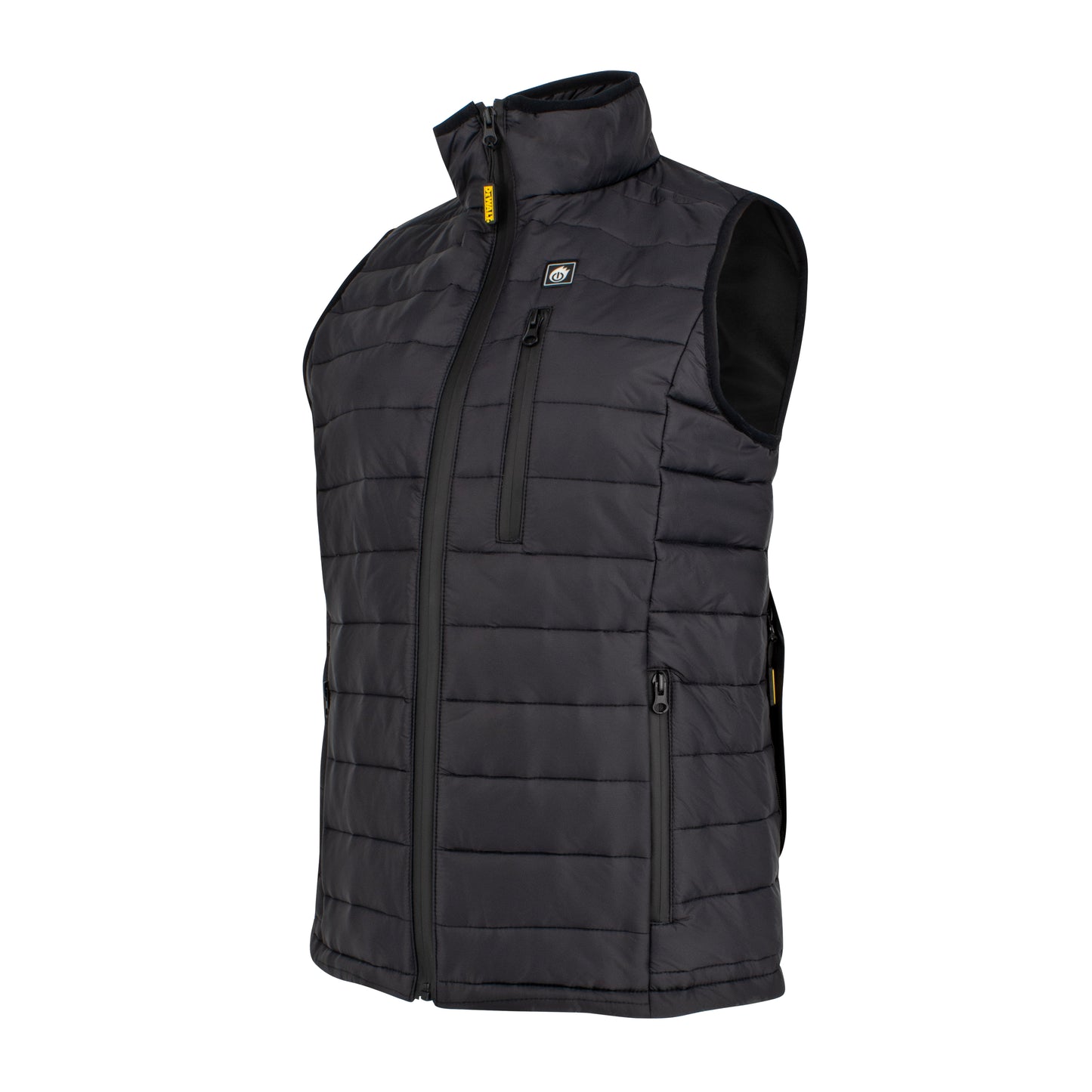 DCHV094 Women's Lightweight Puffer Heated Vest Kit - Black - Size 2X