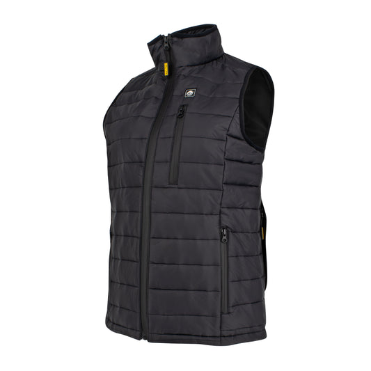DCHV094 Women's Lightweight Puffer Heated Vest Kit - Black - Size 2X