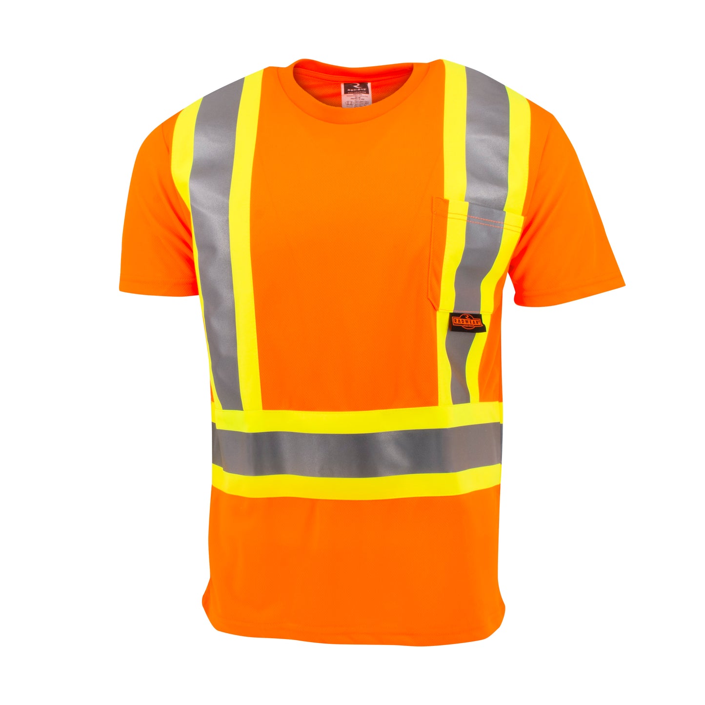 ST11X Class 2 Short Sleeve Safety T-Shirt X-Back - Hi Vis Green - Size 2X