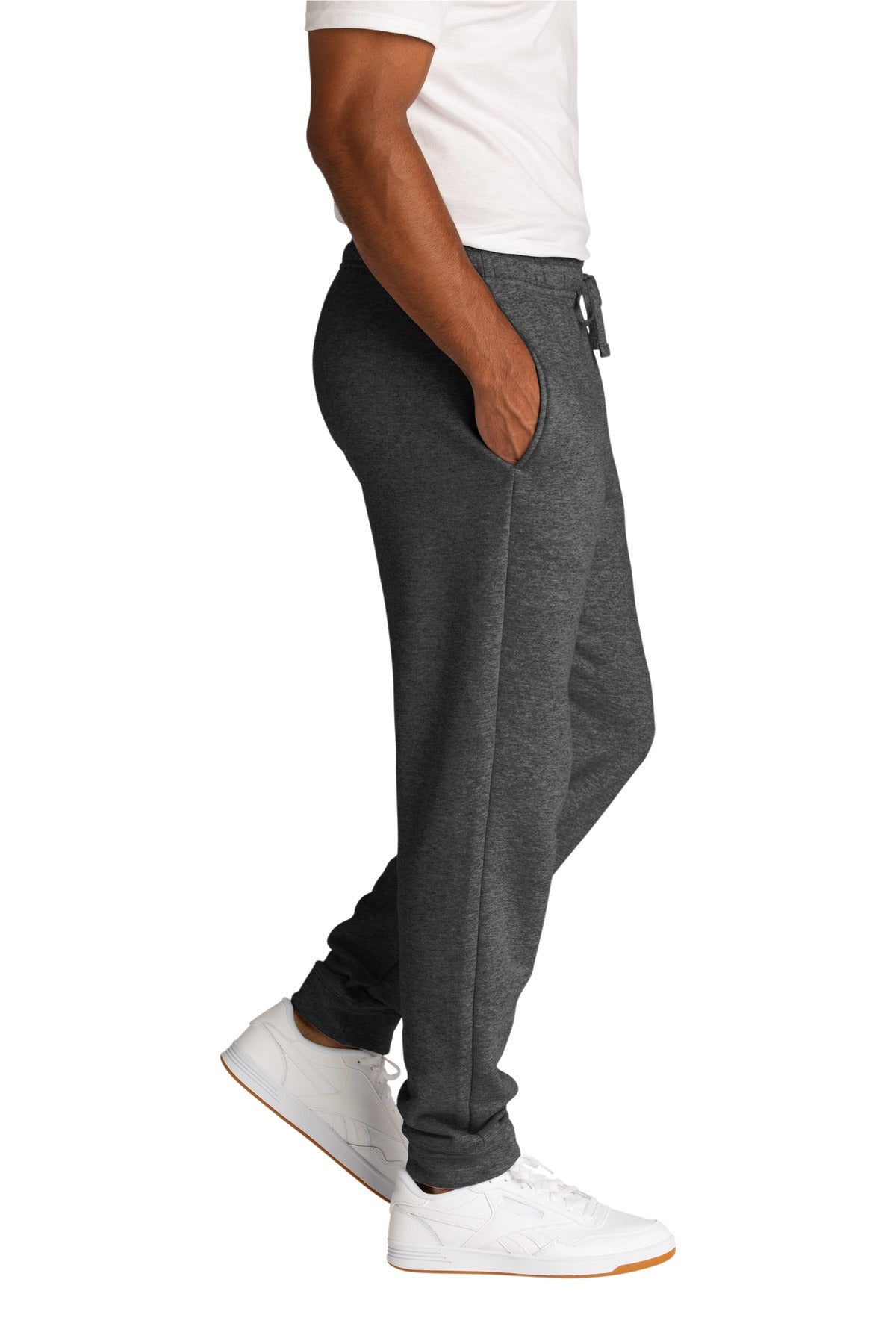 DkHtGry Port & Company Core Fleece Jogger. PC78J