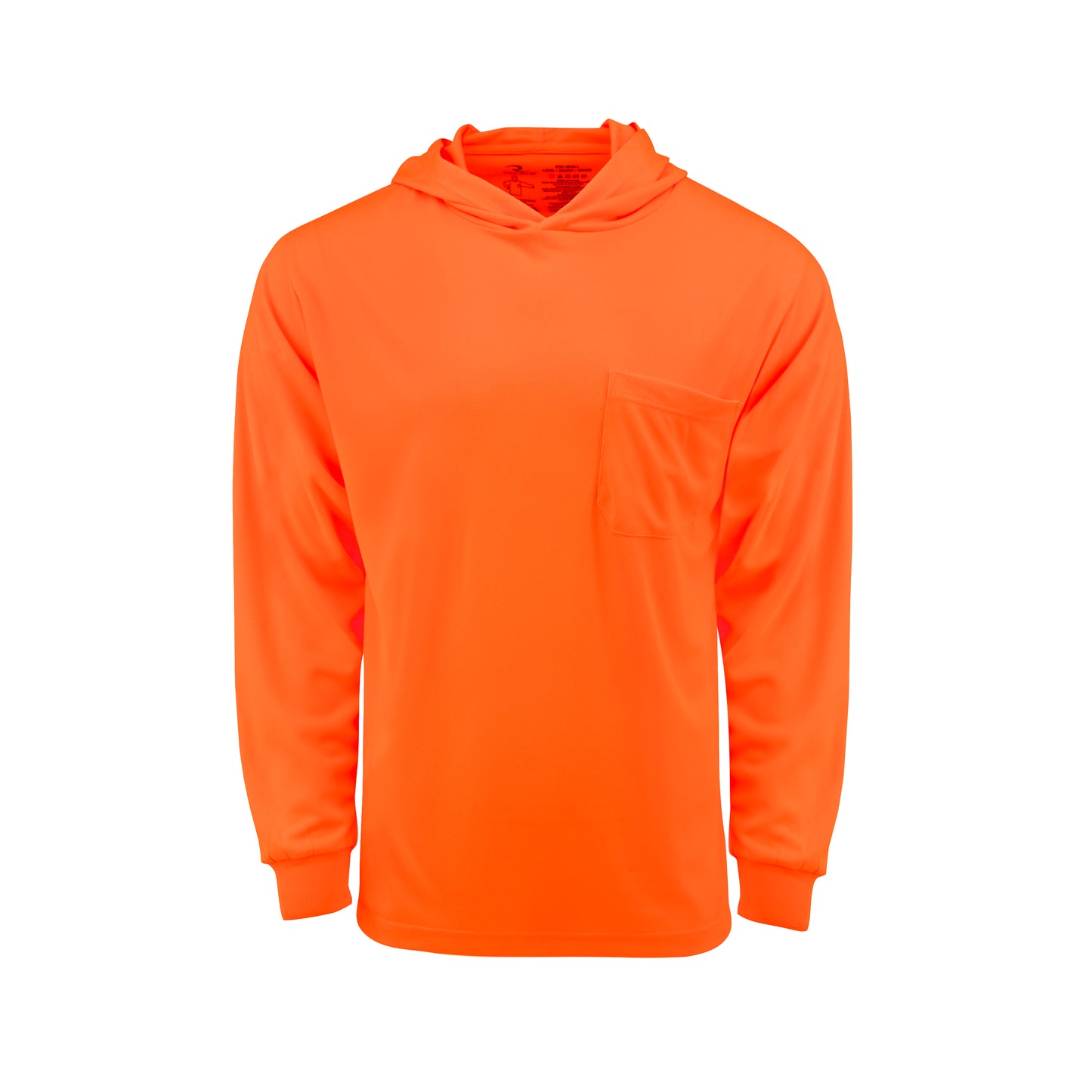 ST61-N Hooded Non Rated Mesh Long Sleeve T-Shirt - Green - Size 2X