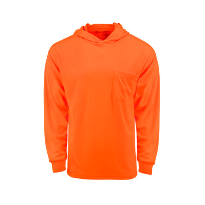 ST61-N Hooded Non Rated Mesh Long Sleeve T-Shirt - Green - Size 2X