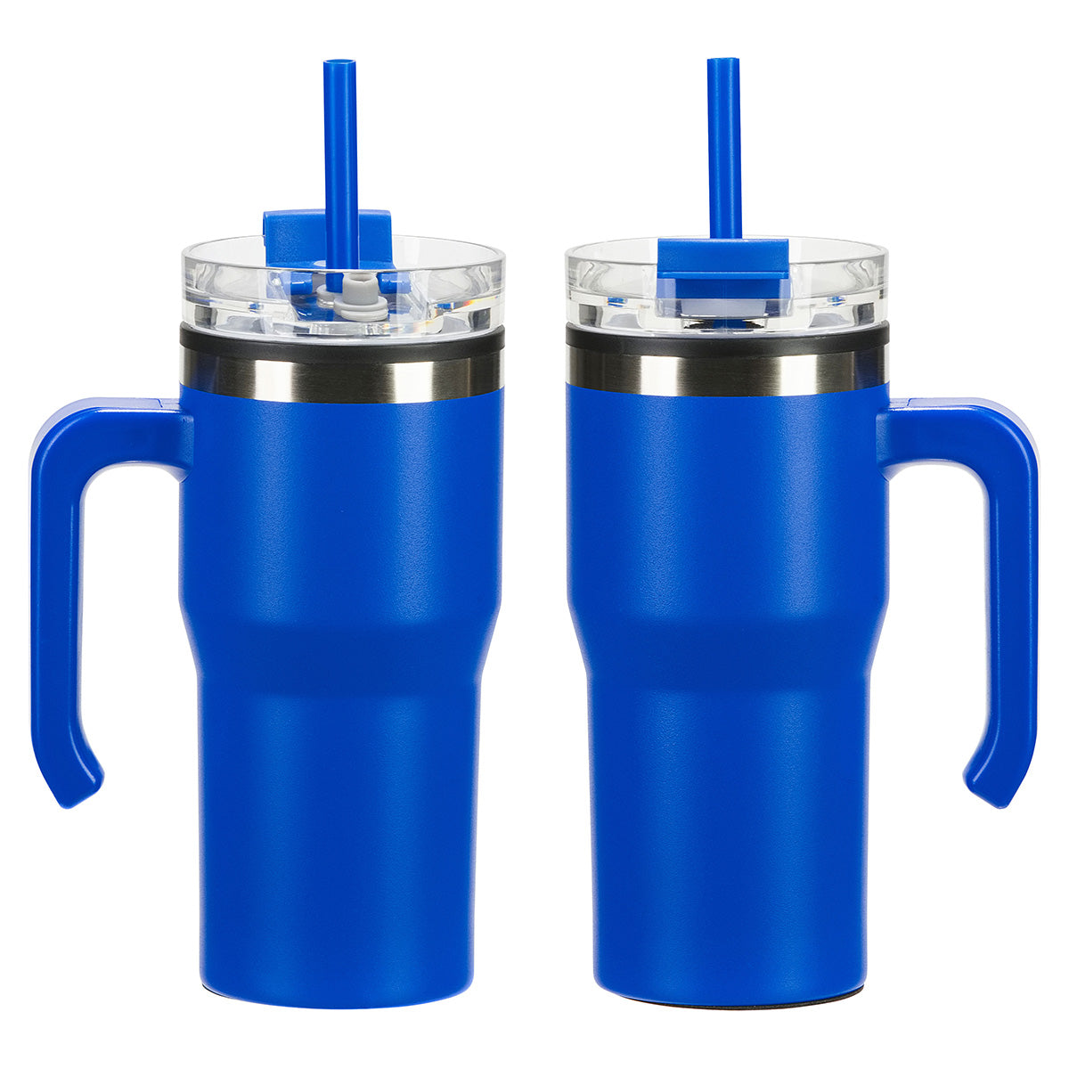 Outback 20 oz Stainless Steel/Polypropylene Mug with Lid and Straw