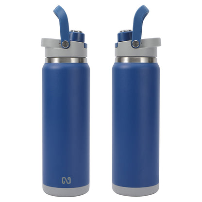 NAYAD® Crusade 28 oz Stainless Steel Double-Wall Bottle with Hidden Cup