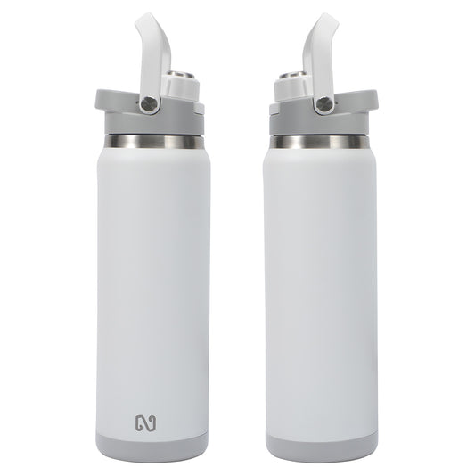 NAYAD® Crusade 28 oz Stainless Steel Double-Wall Bottle with Hidden Cup
