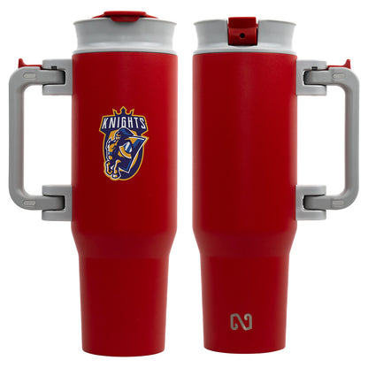 NAYAD® Genesis 40 oz Stainless Steel Double-Wall Mug with Foldable Handle