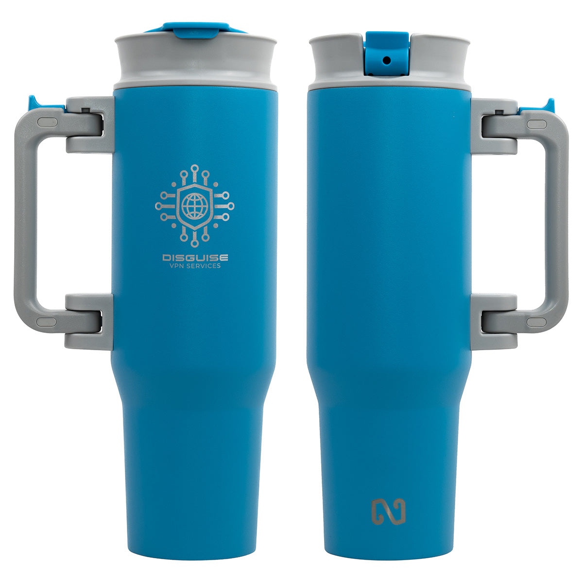 NAYAD® Genesis 40 oz Stainless Steel Double-Wall Mug with Foldable Handle