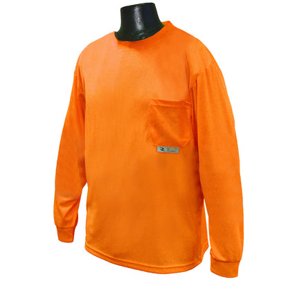 ST21-N Non-Rated Long Sleeve T-Shirt with Max-Dri™ - Orange - Size XL