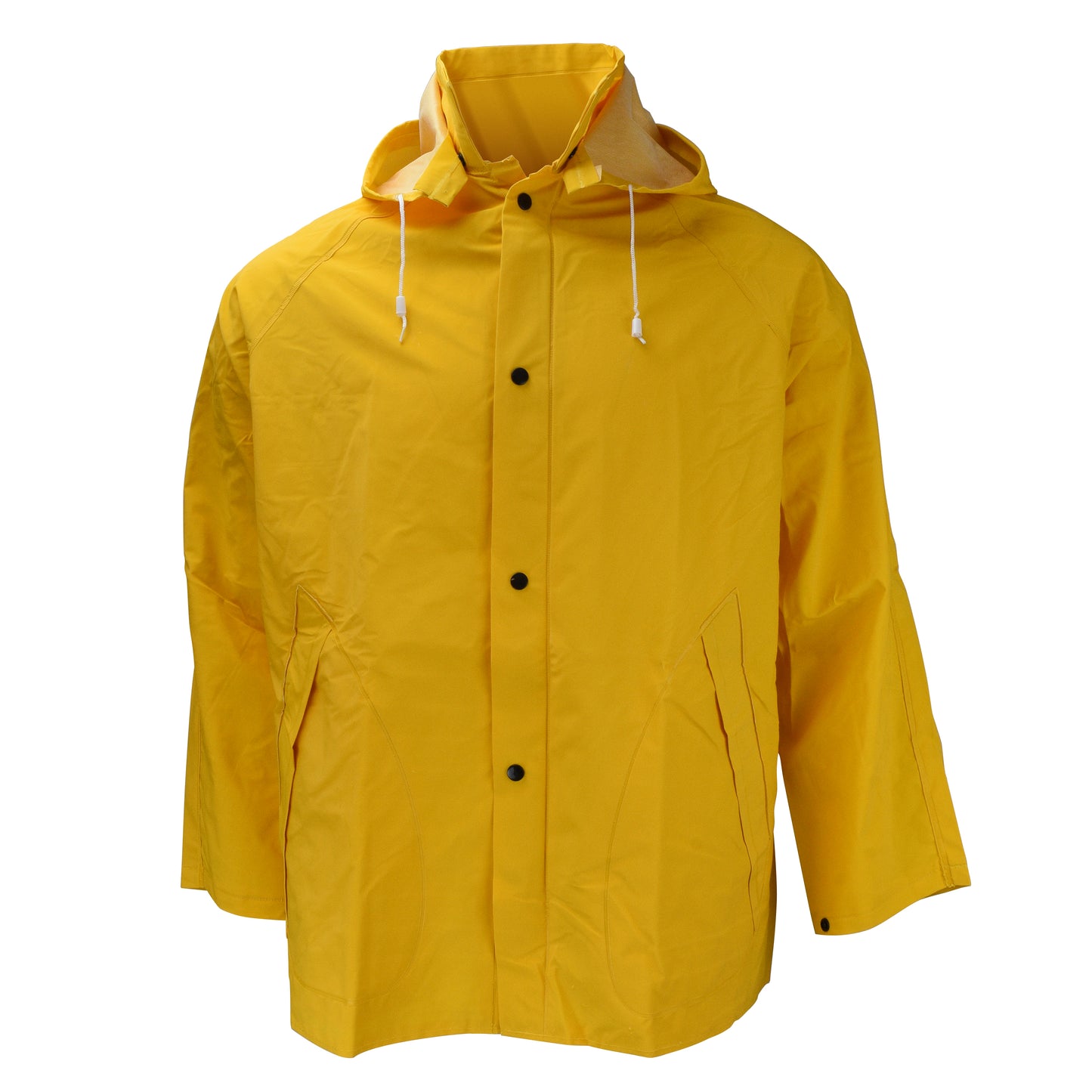 1600JH Economy Jacket with Snap-On Hood - Safety Yellow - Size 6X