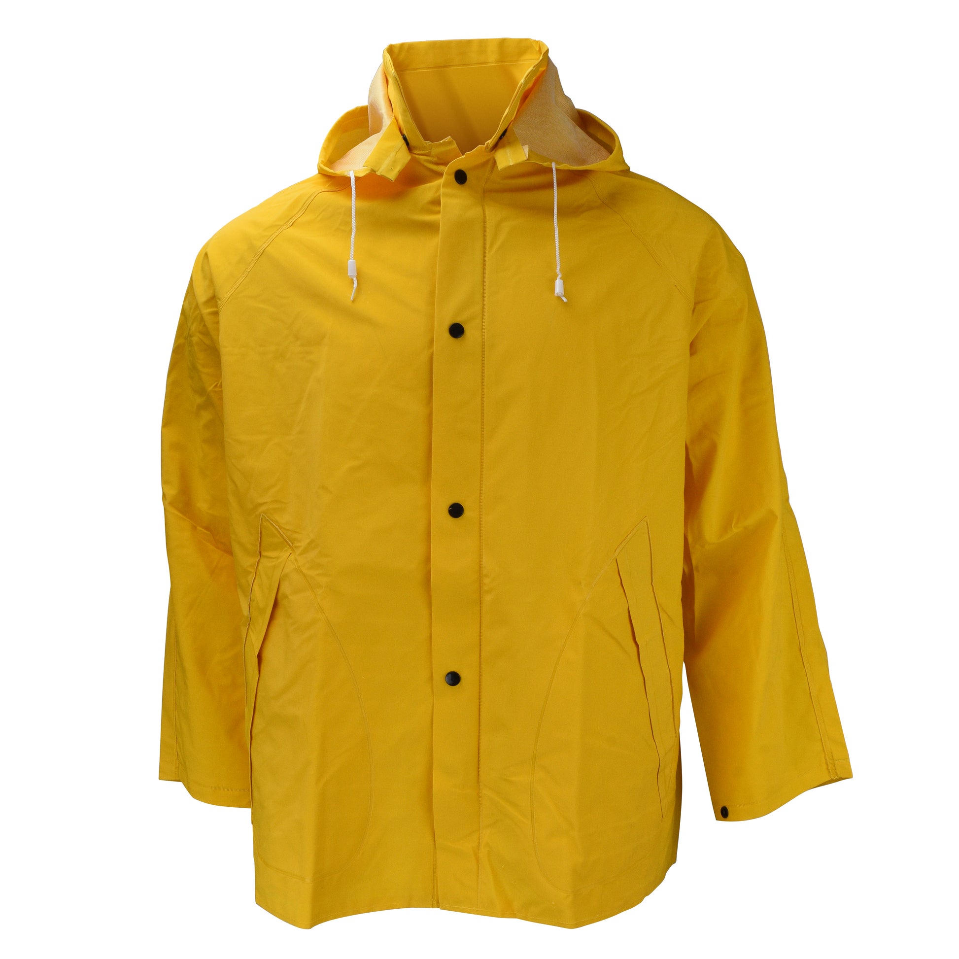 1600JH Economy Jacket with Snap-On Hood - Safety Yellow - Size 6X